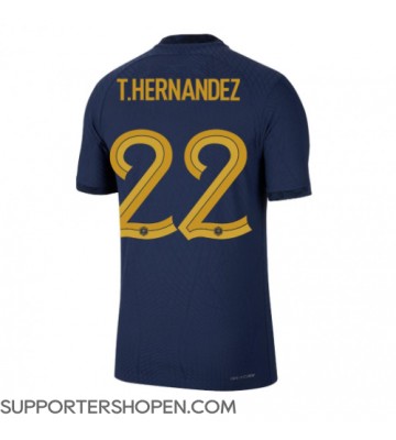 Frankrike Theo Hernandez #22 Hemma Matchtröja VM 2022 Kortärmad